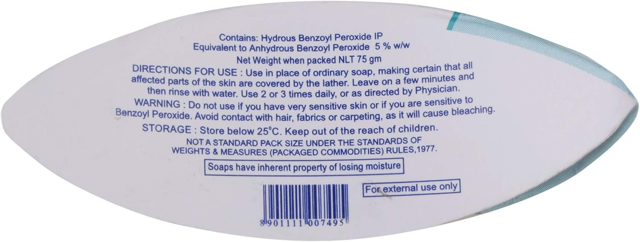 Perobar 5% Cleansing Bar (Pack of 3) image number 5