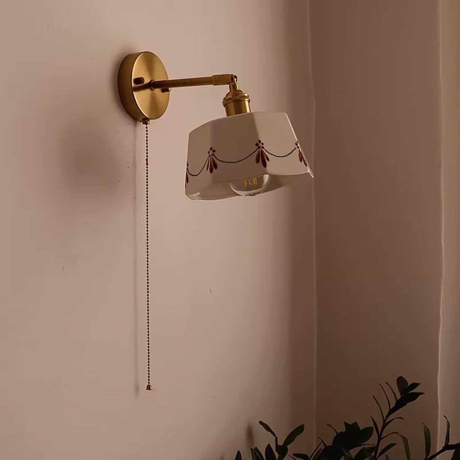 Ceramic Lampshade Wall Light E26/E27 Base Wall Sconces Nordic Modern Wall Mount Lights Wall Lamp for Room Corridor Wall Lighting image number 4