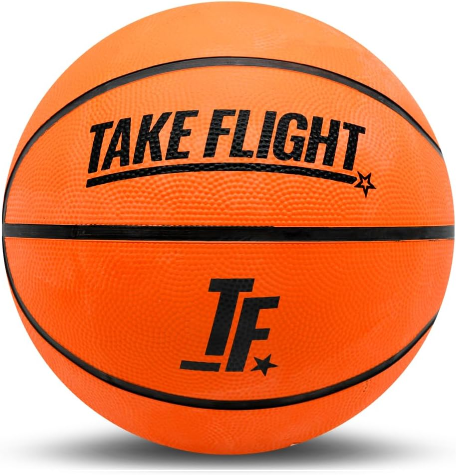 Take Flight Youth Basketball, Official Size 5 Basketball Indoor/Outdoor/Street. Boys & Girls Youth Ball 27.5 - Neon Yellow image number 5
