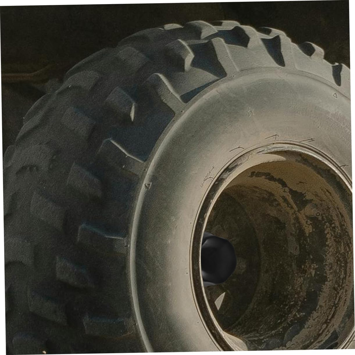 Luxshiny 4Pcs Rubber Wheel Cover Caps Replacement for ATV Trailer Boat Trailer Bearing Mud And image number 1