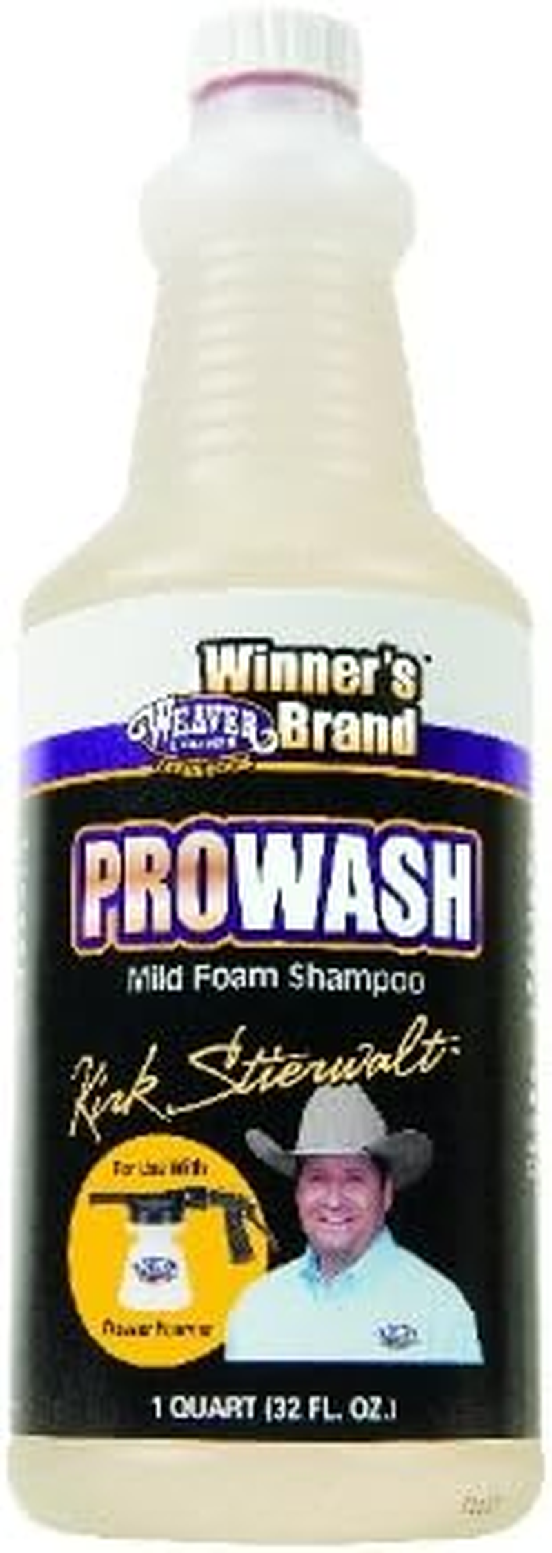 WEAVER LEATHER 69-3002 Mild Foam Shampoo Foaming Formula with Coconut Oil