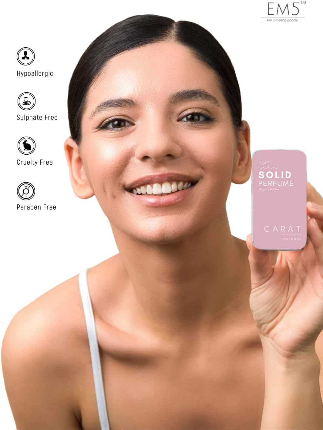 Em5 Memoir & Nero Solid Perfumes | Pack of 2 | Alcohol Free | Cologne for Men & Women | Non-Greasy Perfume Wax | Strong & Lasting Fragrance image number 1