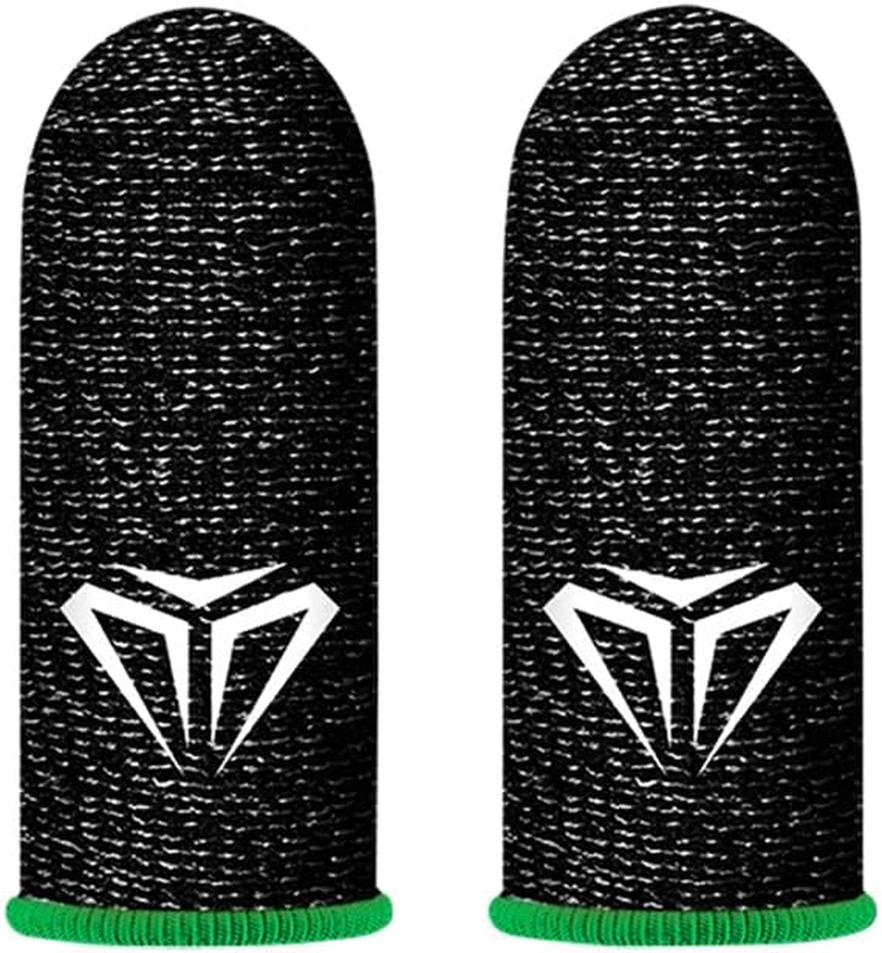 3 Pairs Phone Mobile Game Finger Sleeve Thumb Gloves Sweatproof Gamer for PUBG Pink (Style B)