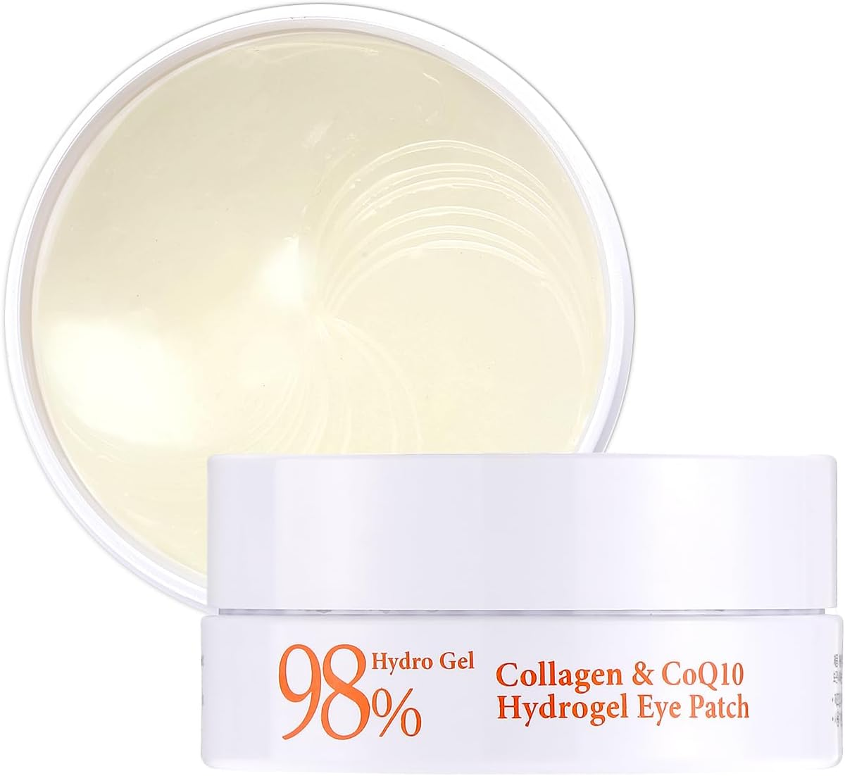 Collagen & Coq10 Hydrogel Eye Patch 60Ea - Collagen under Eye Mask for Intense Hydration, Skin Elasticity, Coenzymeq10, Aloe Vera, Green Tea Extract for Puffy Eyes and Dark Circles image number 1