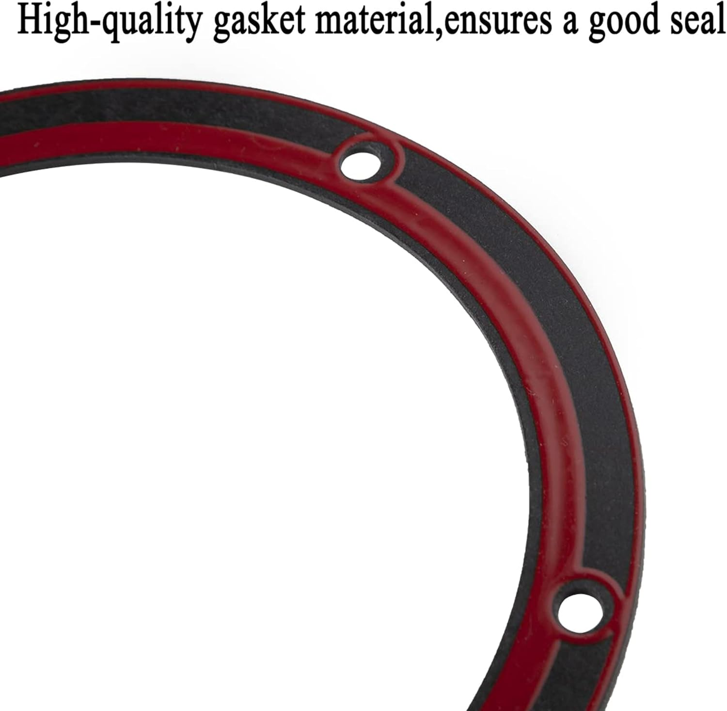 5 Holes Twin Cam Derby Cover Gasket,Gasket Rings,Compatible with Harley Touring Dyna Electra Glide Softail Fatboy FXD 1999-2016 25416-99X,Motorcycle Accessories