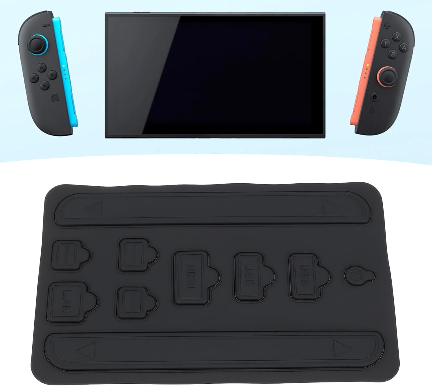 LT Easiyl 16Pcs Controls Silicone Protective Dust Covers and Thumb Caps Compatible with Nintendo Switch2