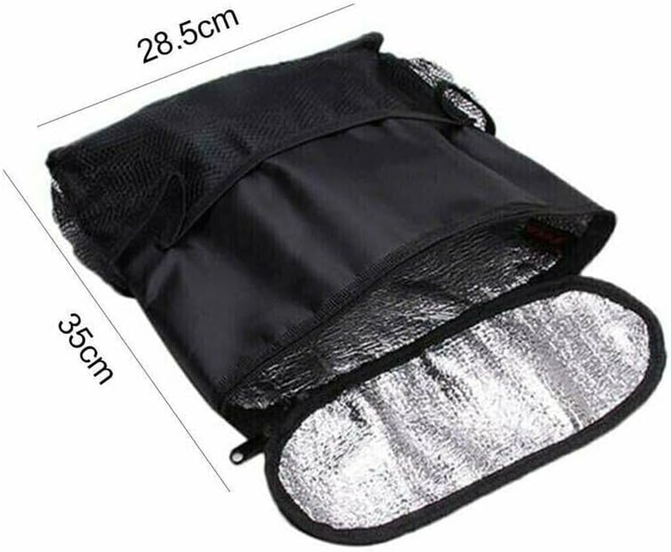 Car Seat Back Organizer Multi-Pocket Storage Bag with Heat Preservation Drink Holder - 1/2PCS image number 3