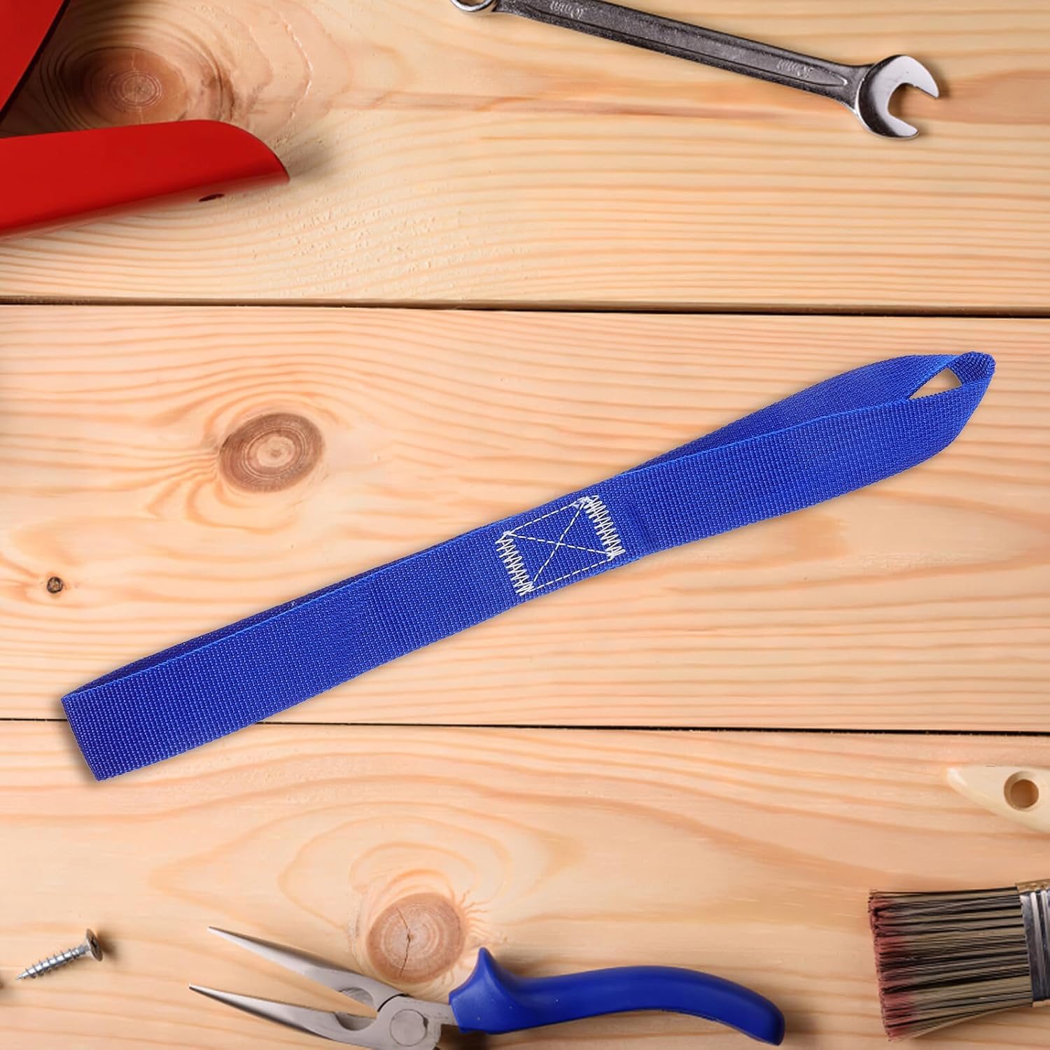 GLEAVI 5PCS Adjustable -Pattern Tie down Straps 2.5Cm X 30.5Cm Multi-Purpose Cargo Lashing Straps for Luggage, Motorcycles, Outdoor Travel and Camping image number 5