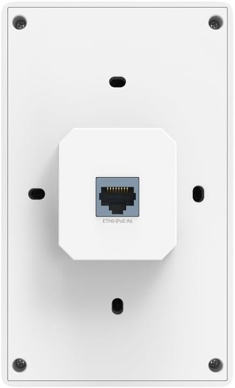Omada BE3600 Wall Plate Wi-Fi 7 Access Point, 2.5G Poe Input and Pass-Through, 2 X Gigabit Ports, Centralized Cloud Management, Multi-Rus, Seamless Roaming, by Tp-Link, 5-Year Warranty(Eap725-Wall) image number 4
