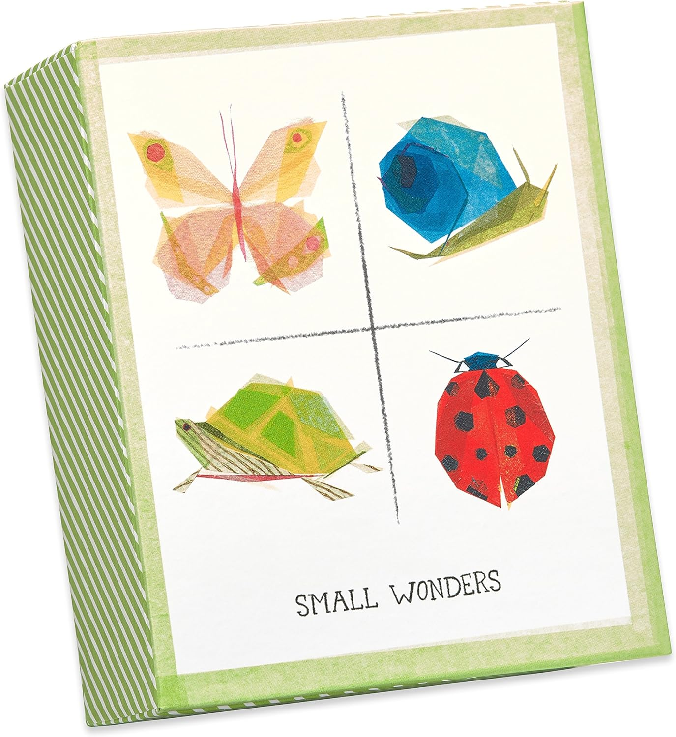 Papyrus Blank Cards with Keepsake Box, Garden Critters (20-Count) - Fruit image number 2