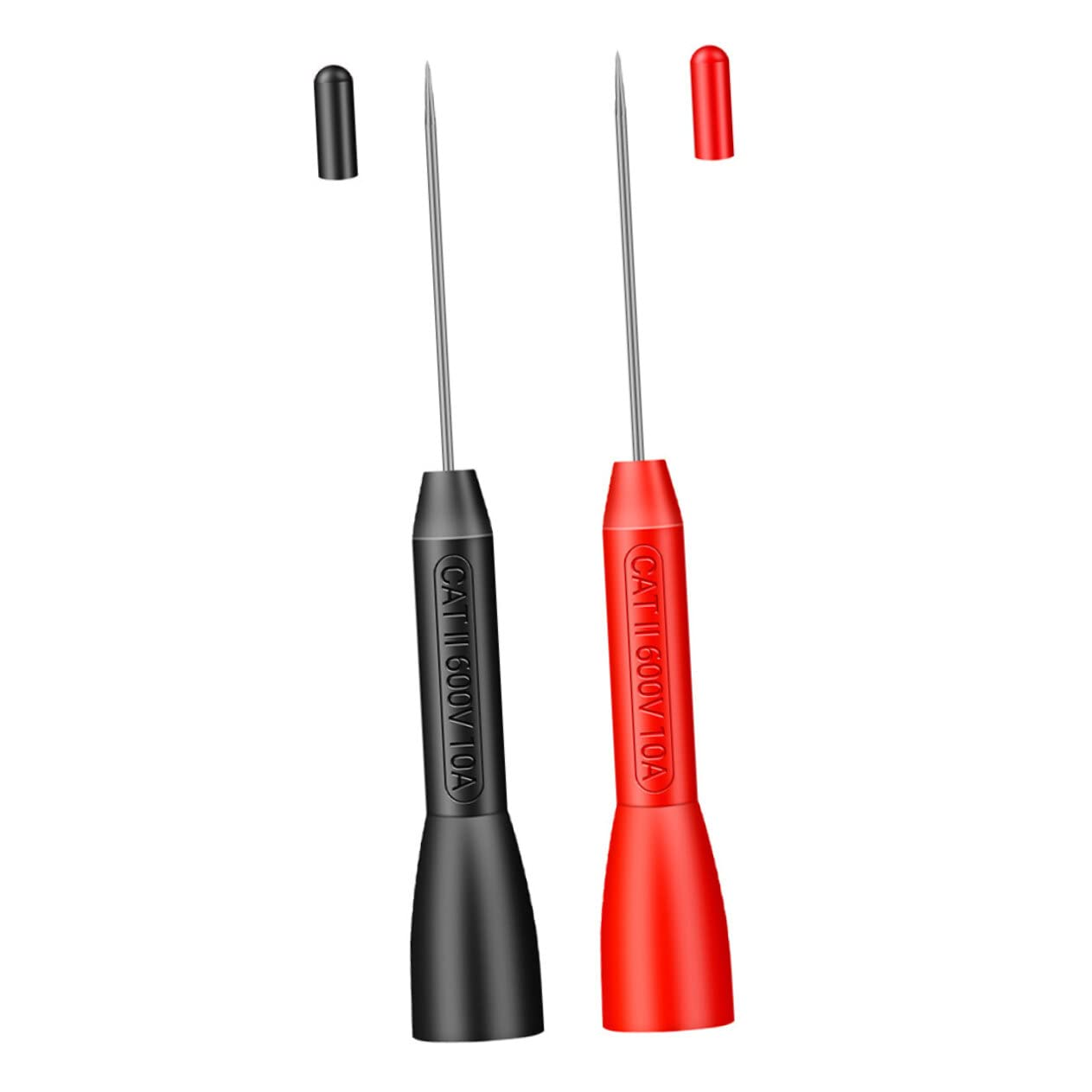 Angoily 2 Pairs Multimeter Back Probe Kit Probe for Car Test Probes and Leads Piecing Kit Probe for Automotive Nickel-Plated Brass Tool 10A