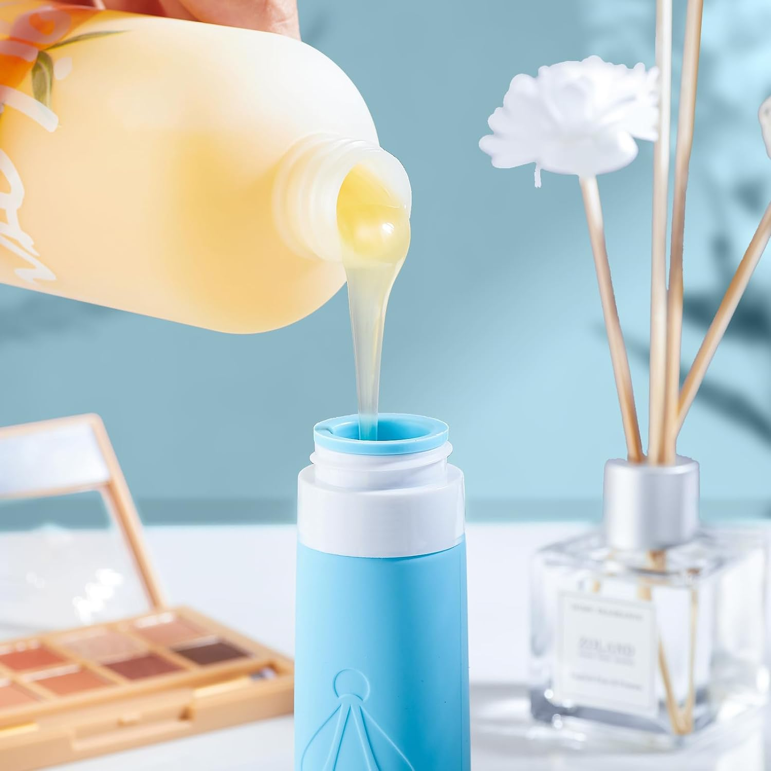 INSFIT Travel Bottles for Toiletries, TSA Approved 90Ml Travel Size Containers, BPA Free Leak Proof Squeezable Silicone Tubes for Shampoo Conditioner Lotion Soap with Labels image number 2