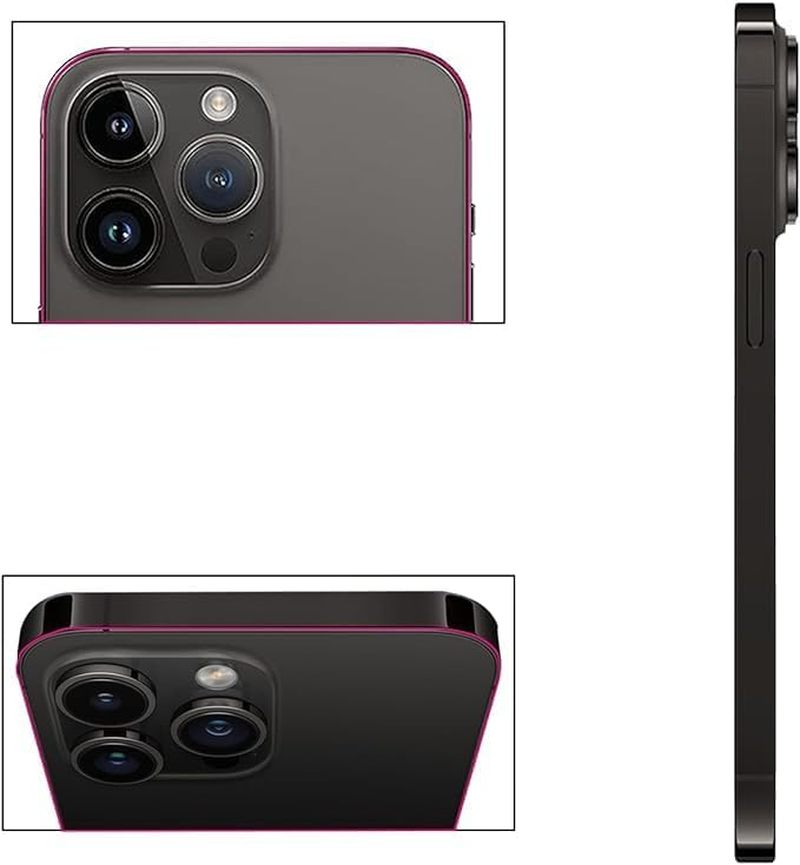 Space Black 14 Pro Rear Back Glass Cover Replacement for Iphone 14 Pro 6.1 Inches with Repir Tools, Big Hole Rear Back Cover Glass Replacement All Carriers with Reparing Tool Kit - Gold image number 2