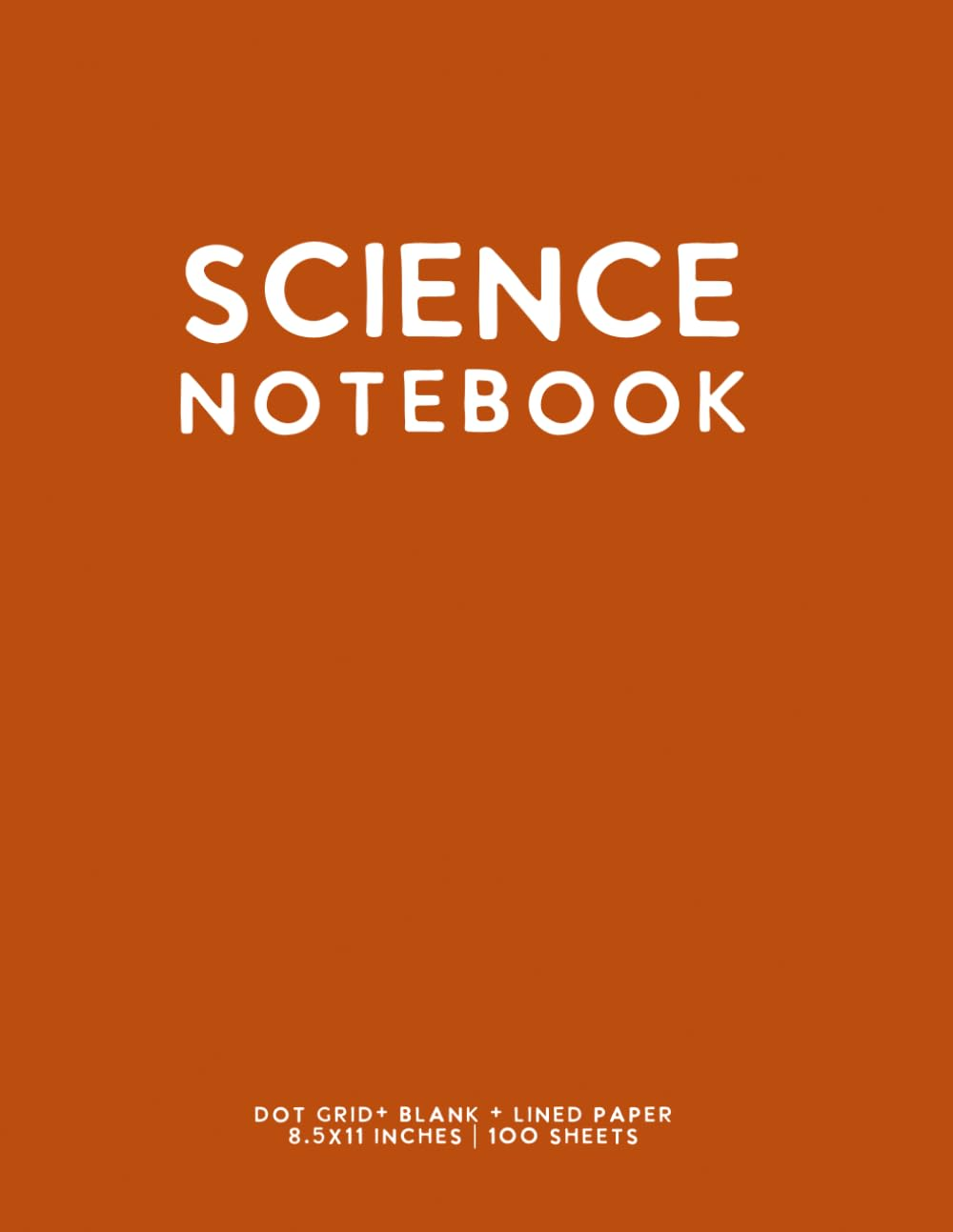 Science Notebook: Orange Draw & Write by Schoolnest