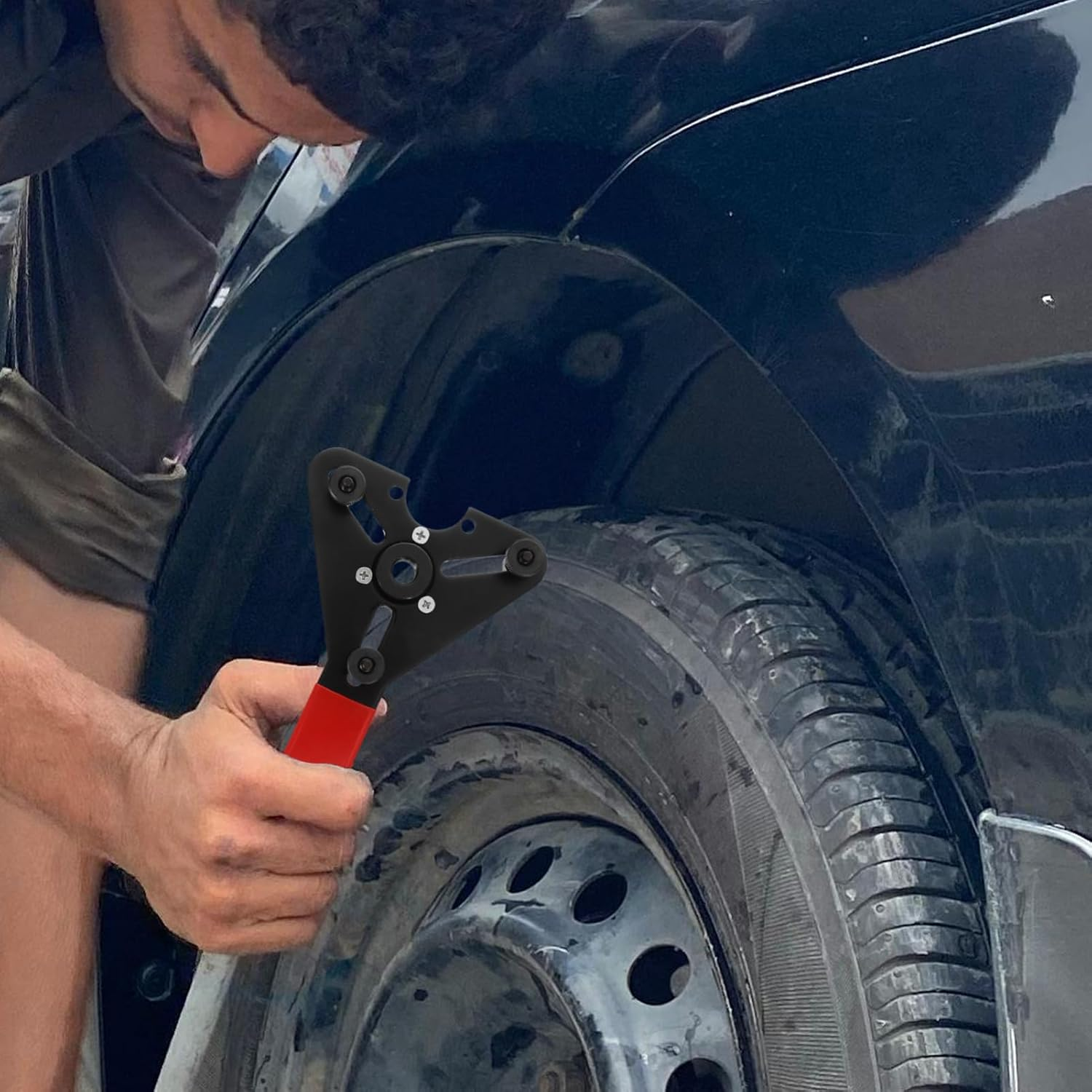 PAMINGONO Automotive Clutch Removal Tool Professional Air Conditioning Maintenance Tool for Easy Compressor Clutch Installation Durable Design for Efficient Disassembly