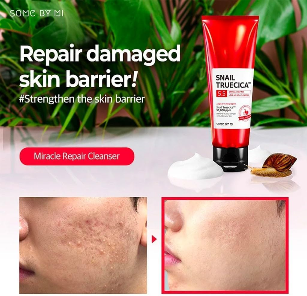 Some by MI Snail Truecica Miracle Repair Low Ph Gel Cleanser 100 Ml
