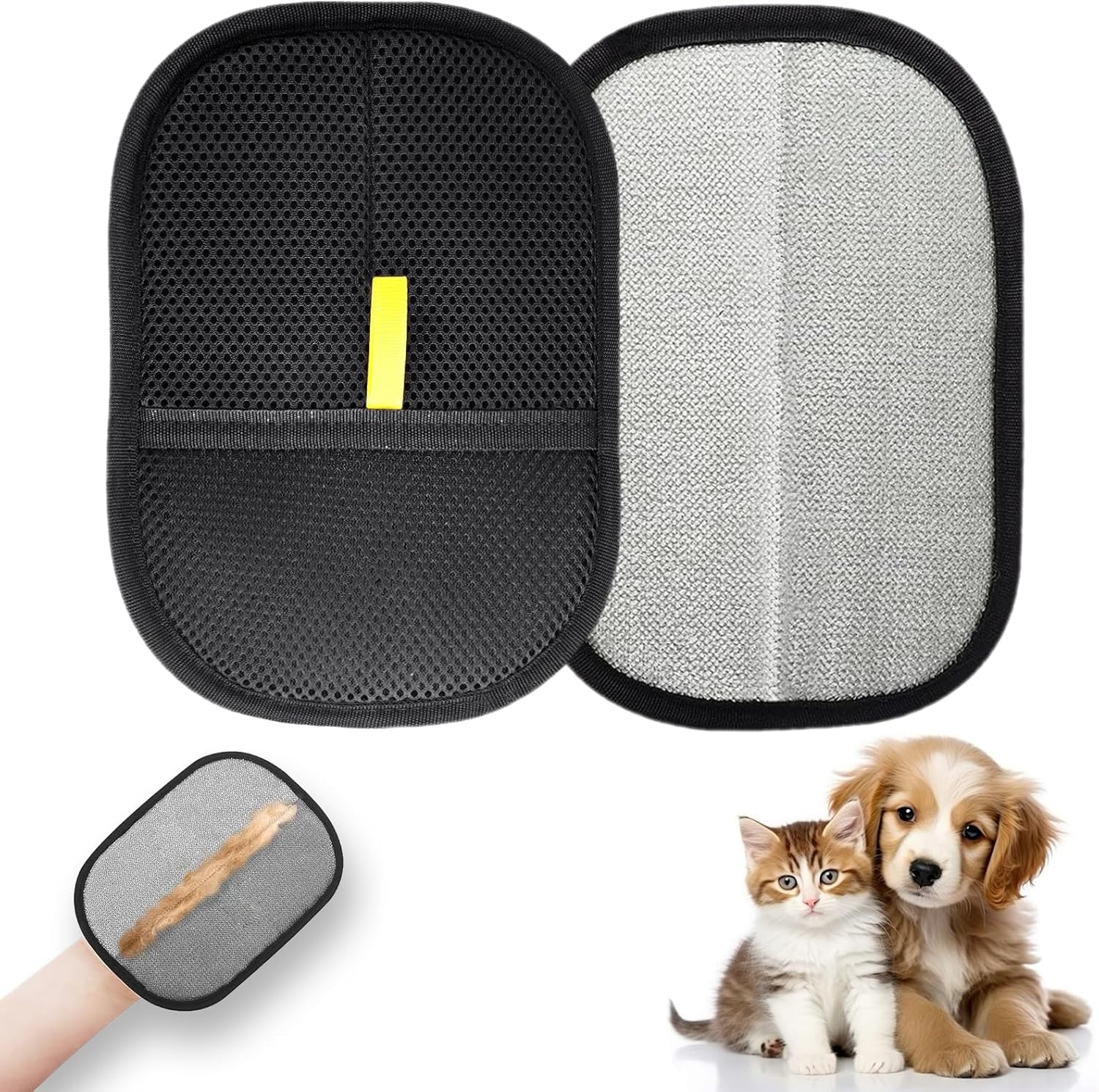 Pet Hair Removal Gloves(1Pcs), Static Removal Gloves, Washable and Reusable Double-Sided Design Hair Remover, Suitable for Carpets, Sofas, Beds, Wardrobes, Etc. image number 3