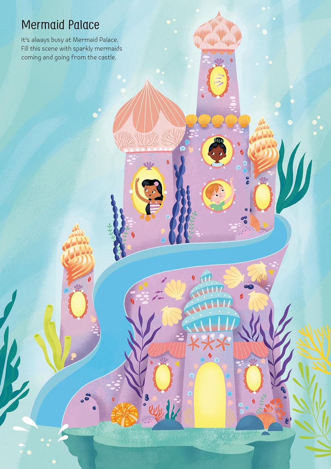 Sparkly Mermaids Sticker Book image number 1