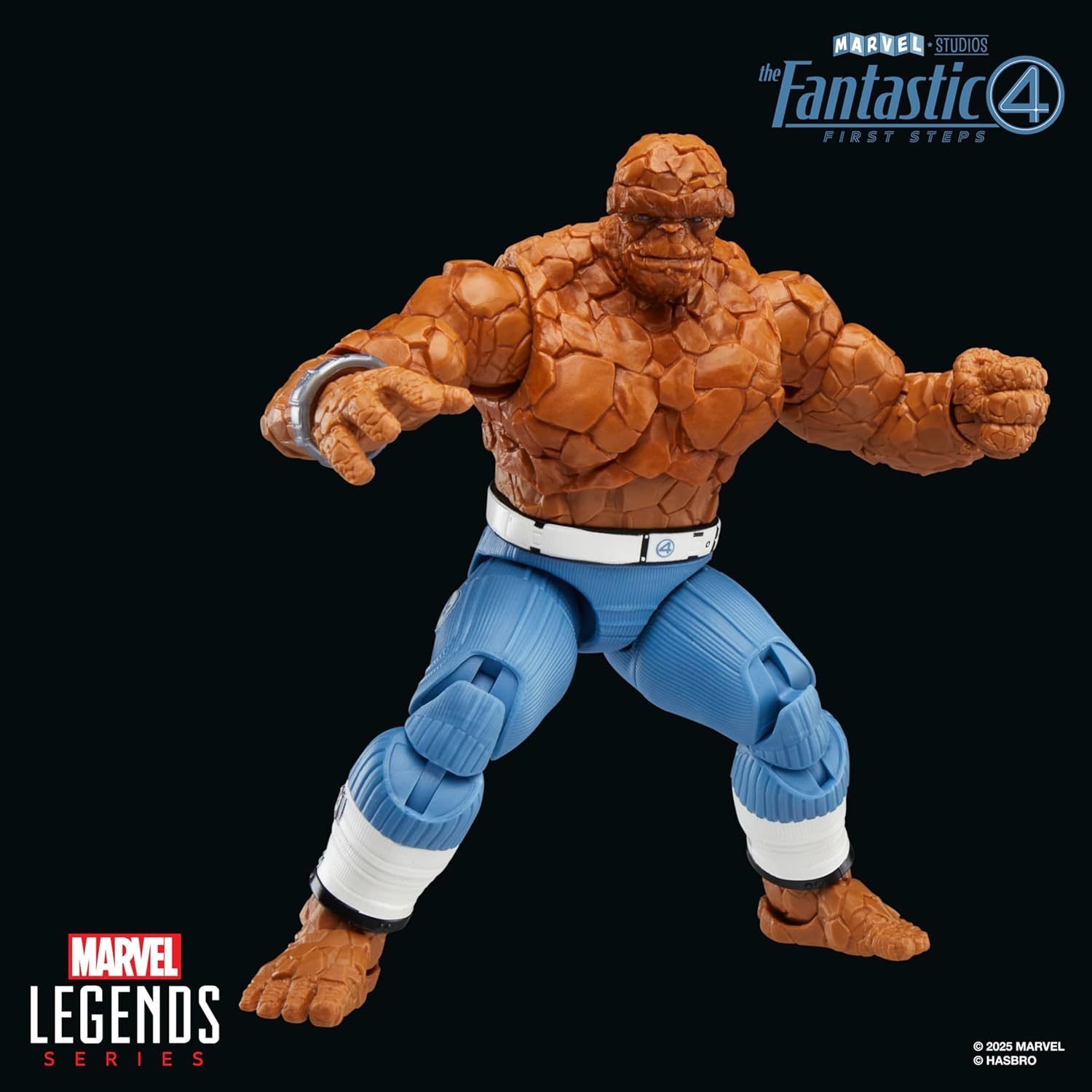 Marvel Legends Series Marvel'S the Thing, the Fantastic Four: First Steps Ben Grimm Movie Collectible 6 Inch Action Figure Toy image number 6