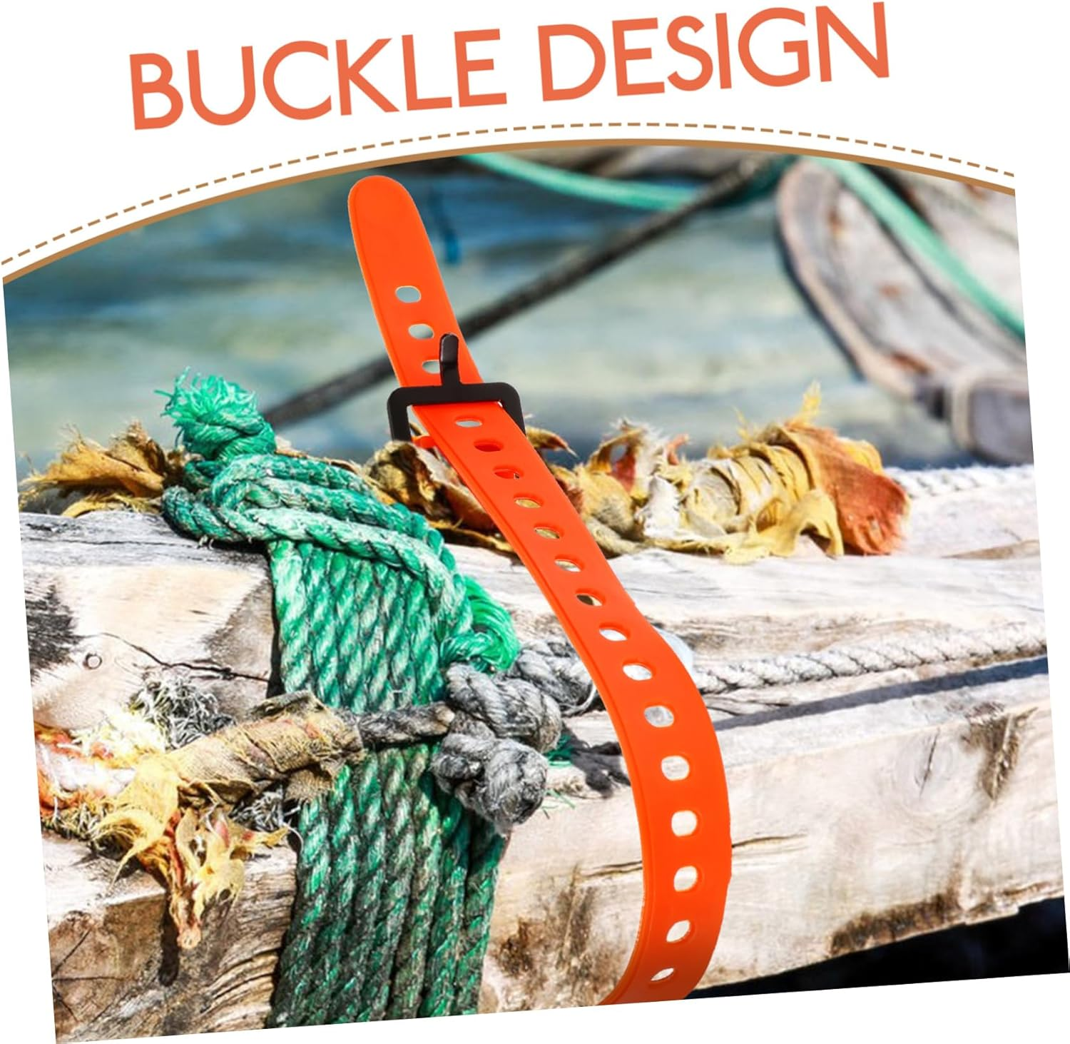 GOOHOCHY Camping Buckle Straps Heavy Duty Luggage Straps Rubber Tension Bag Luggage Fixing for Outdoor