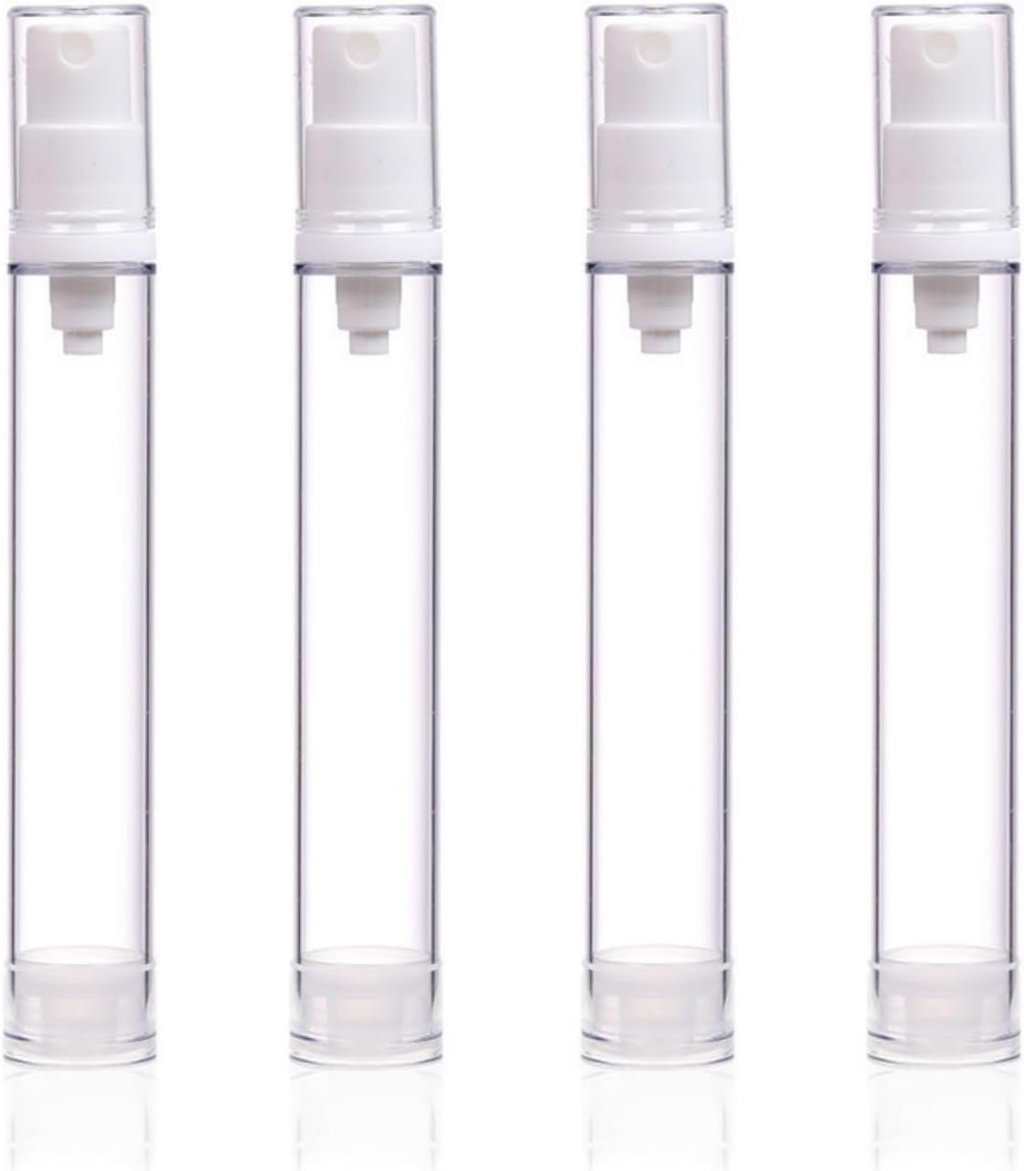 4 Pcs 15Ml Fine Mist Spray Bottles, Refillable Clear Plastic Perfume Atomizers, Portable Travel Small Sample Containers for Fragrance and Skincare image number 5