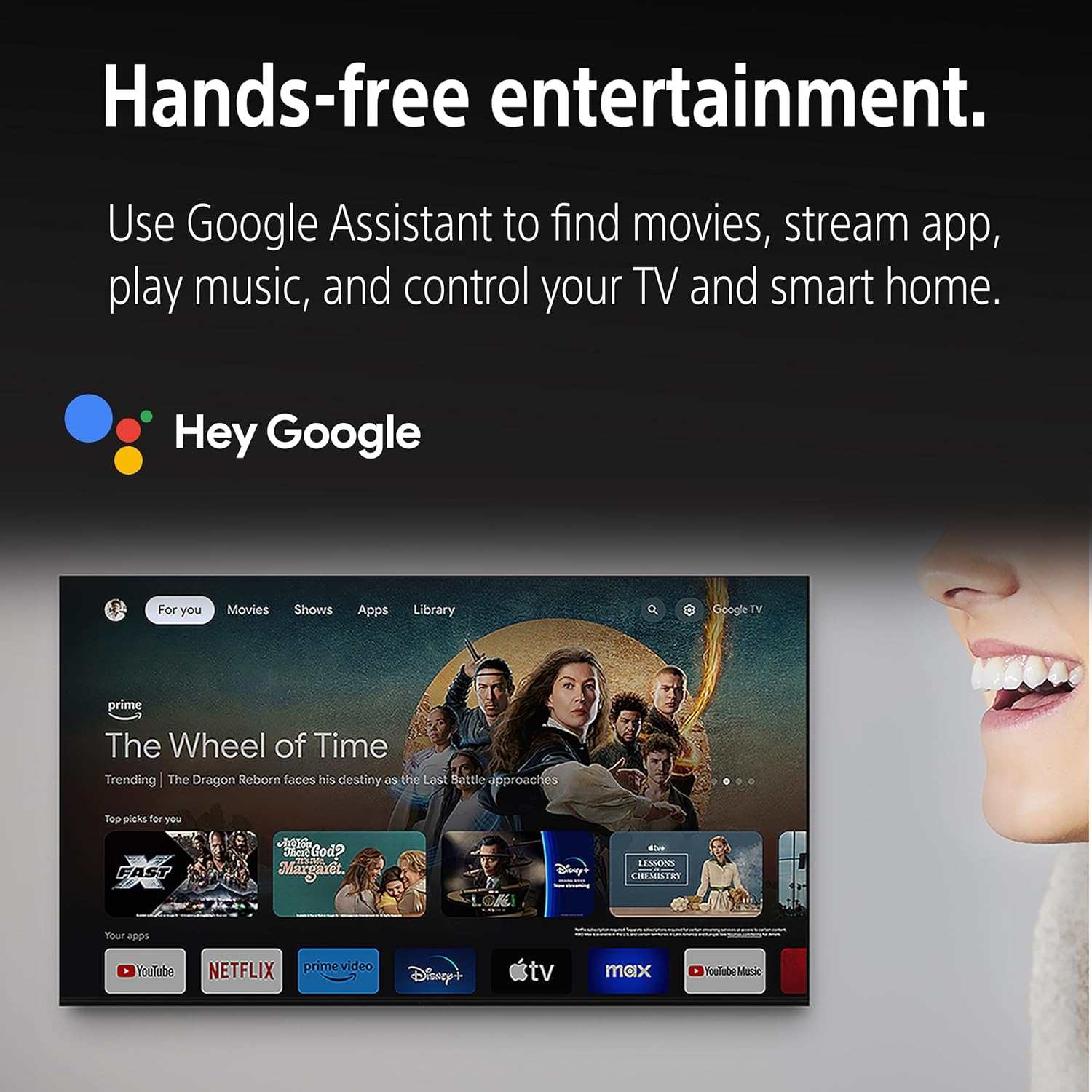 Sony 65" BRAVIA 3 4K HDR LED Google TV (2024) image number 2