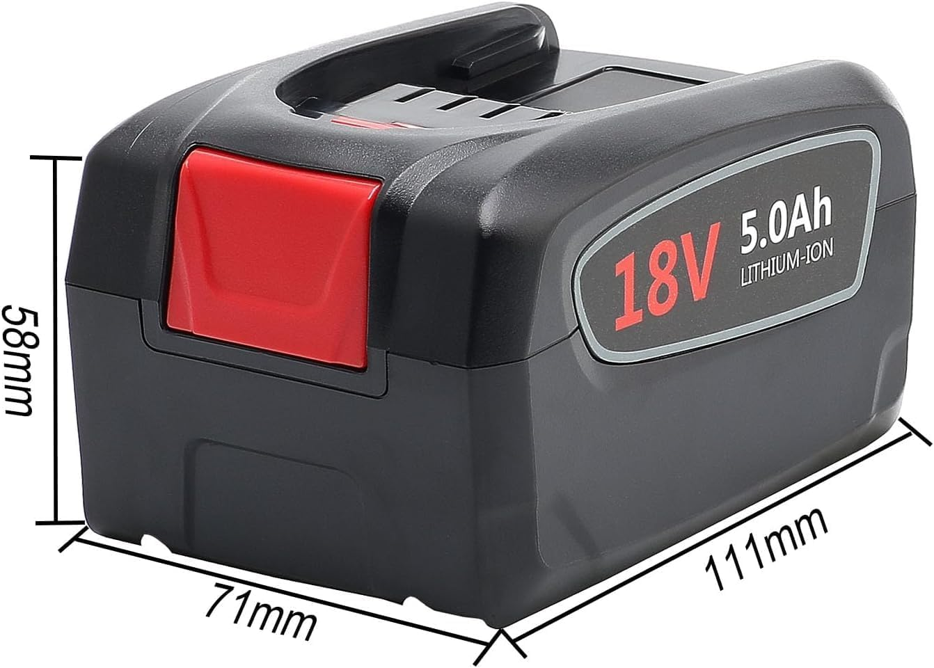 Geelink PBA18V 5.0Ah Lithium-Ion Battery Replacement for Bosch 18V PBA PSB PSR Battery for 18V Green Home and Garden Tools image number 4