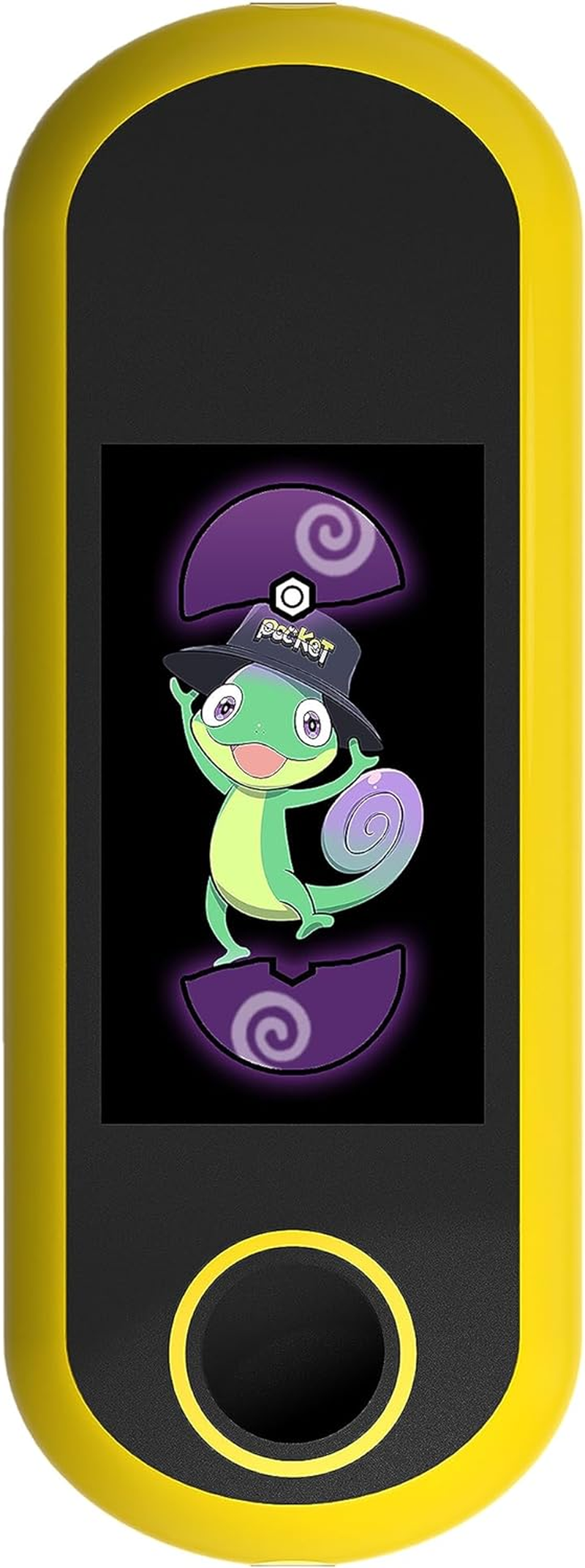 Brook Pocket Auto Catch Carry - Dual Accounts Portable Version of Auto Catch Pocket Monsters, Auto Catcher Accessory (Pika Yellow) - Phantom Black image number 7