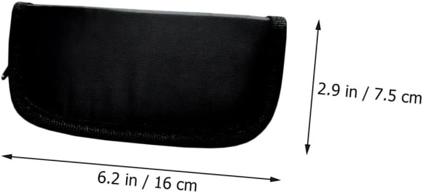 Luxshiny Portable Darts Bag Zipper Organizer Oxford Cloth Pouch Lightweight Black Compact Travel Case for Leisure Sports image number 6