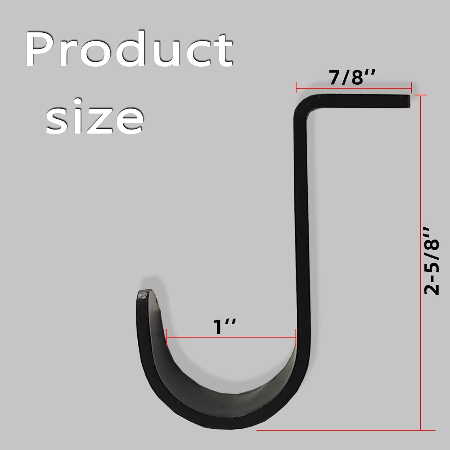 Kowibcl Curtain Rod Brackets for Ceiling-Mounted, Drapery Rod Holder for 1" Diameter Rod, Set of 2, Black - 3, Silver image number 4