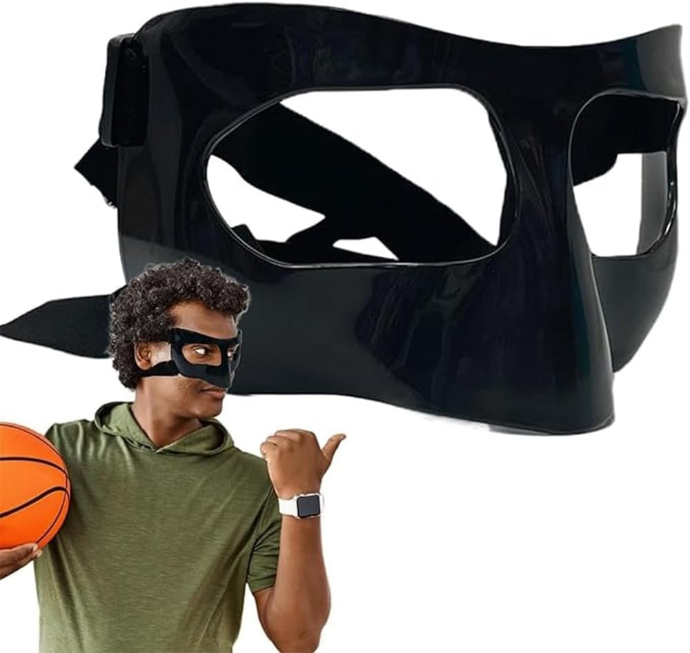 Nose Guard for Broken Nose, Nose Guard for Sports, Protective Face Masks for Basketball and Soccer Sports, Adjustable for Adults and Teenagers, Suitable for Men and Women image number 6