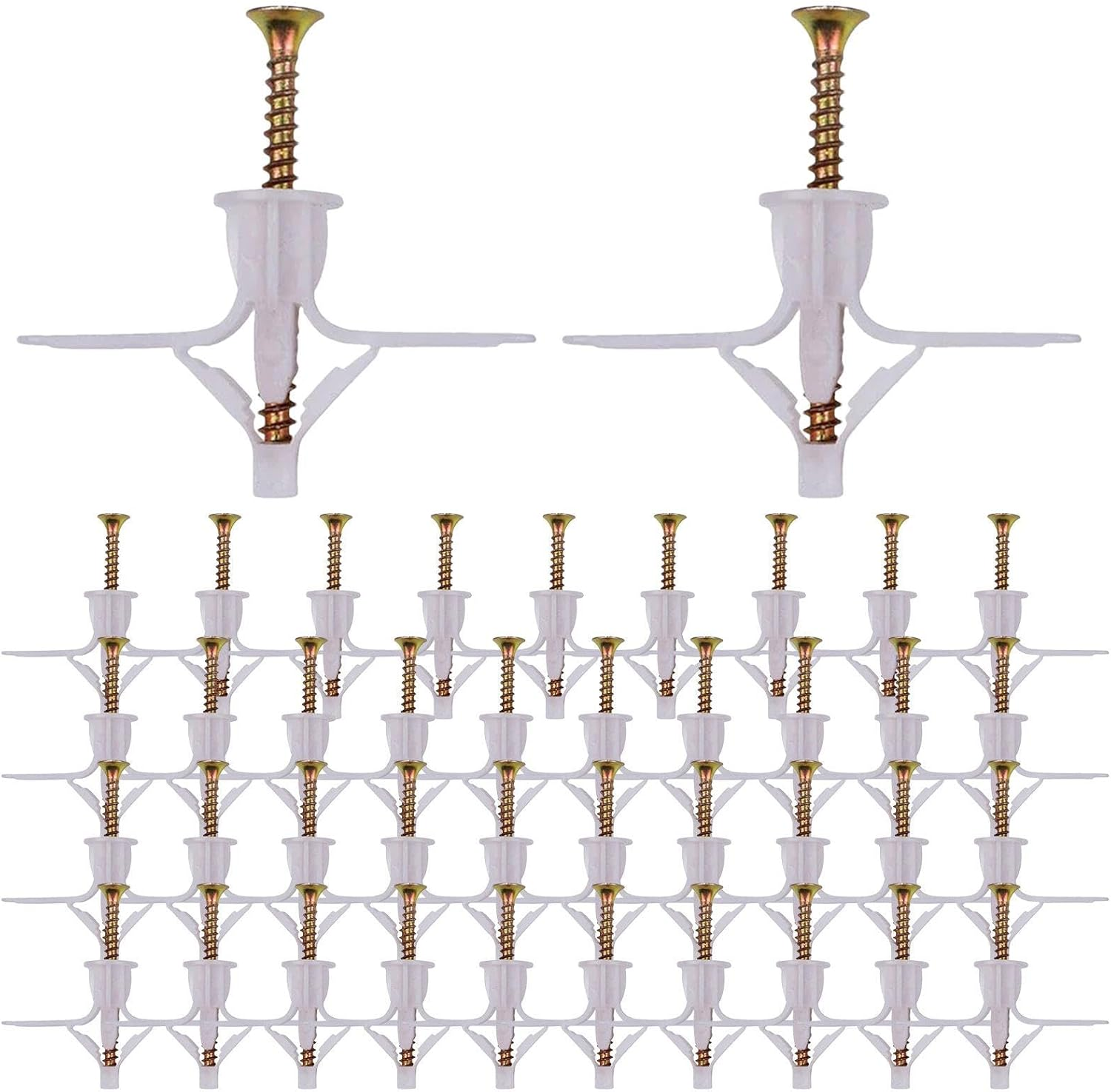 Expansion Tube - Expansion Pipe Hollow Plug Installation Fasteners Hardware Kit | Drywall Mount Anchors for Hollow Bricks Plaster Wall Photo Frames TV Cabinets Imtrub