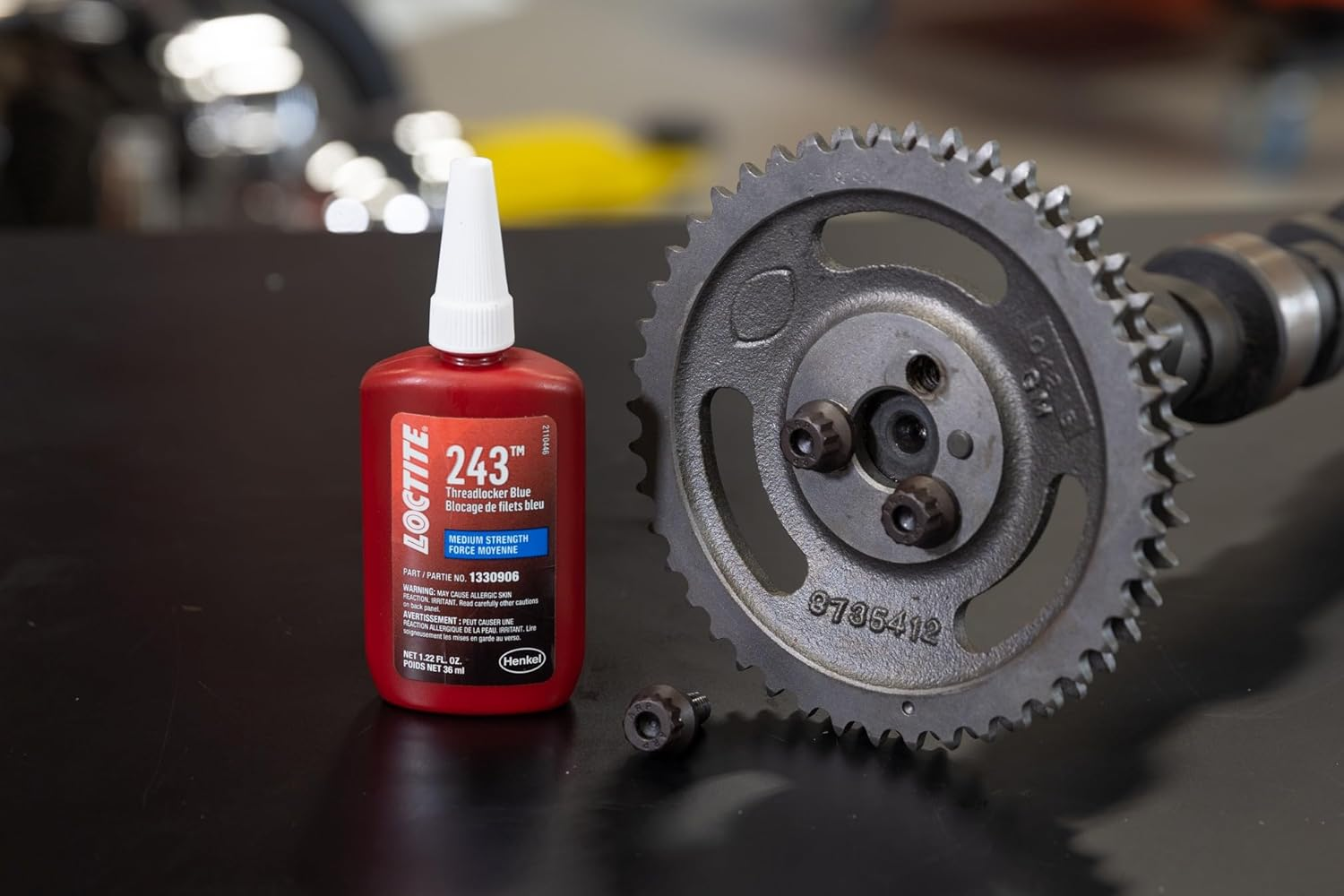 Loctite 1330906 243 Medium Strength Surface Insensitive Threadlocker, 36-Milliliter Tube image number 3