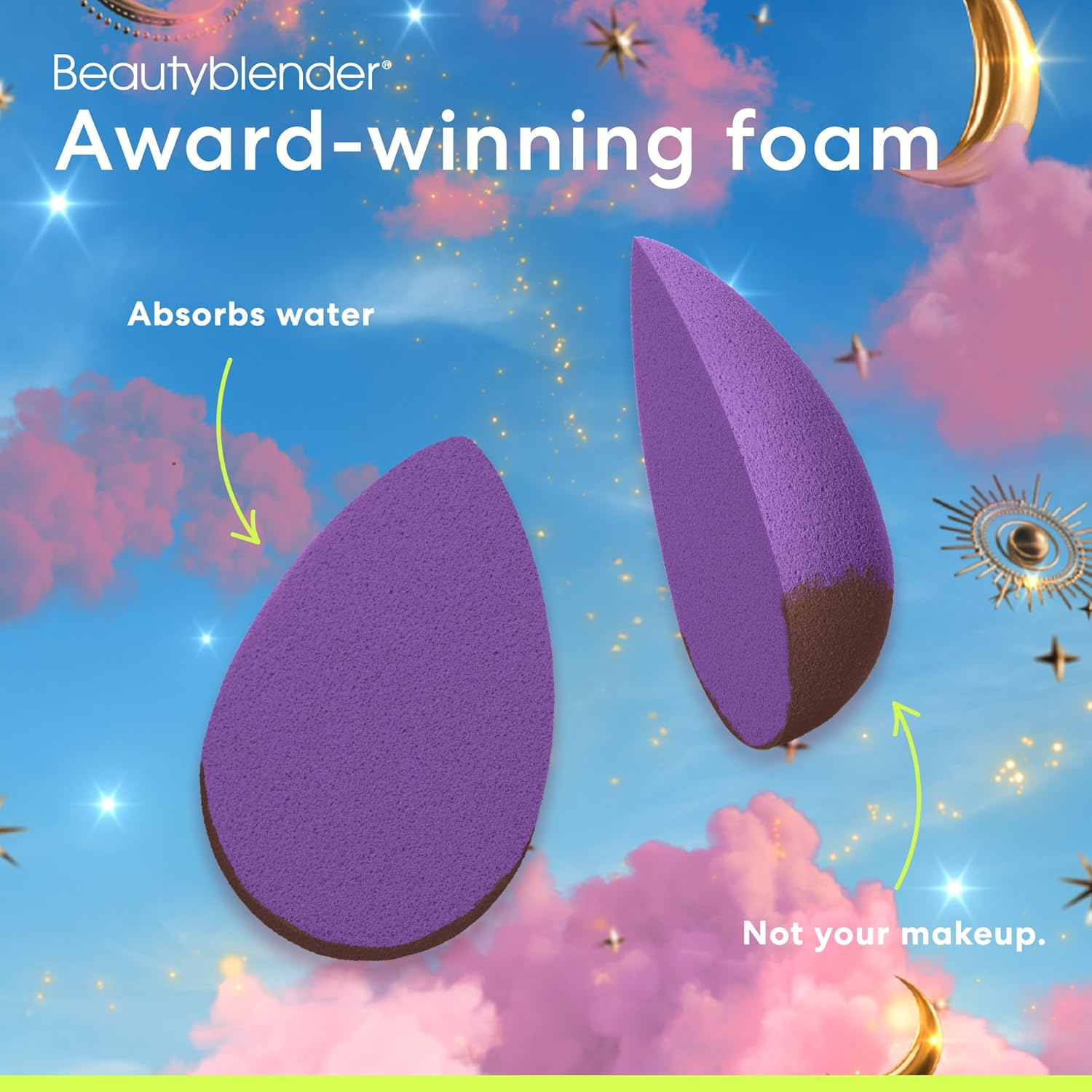 Beautyblender&reg; | Eclipse Beauty Blender 2-Piece Blend Set | Blend & Store Set Includes 1 Makeup Sponge and 1 Nest, Vegan & Cruelty Free, Made in the USA image number 5