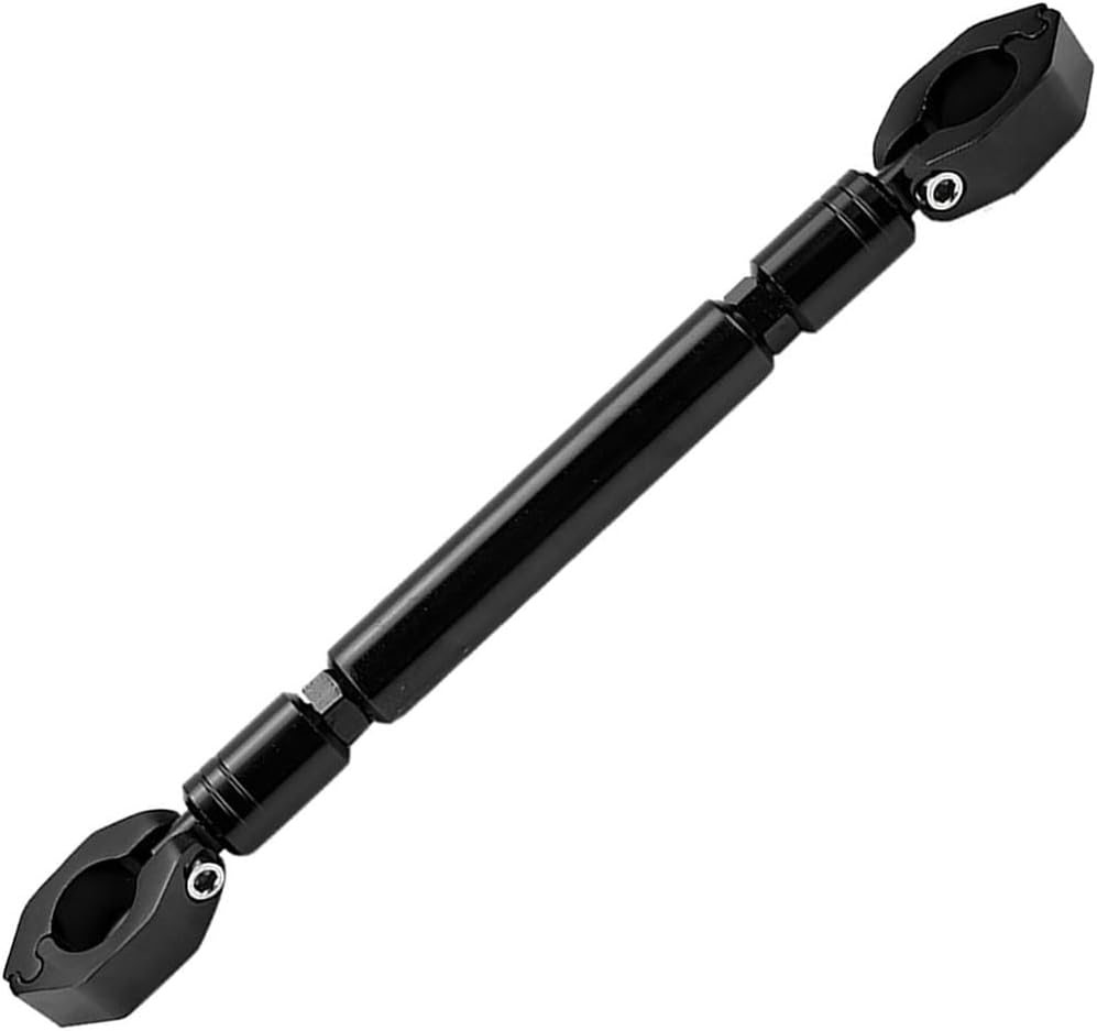 Adjustable Universal 22Mm Motorcycle Handlebar Cross Bar - High Strength Tool for Easy Installation, Black (Black #02) - Blue image number 6