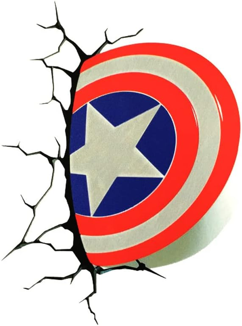 6.7 Inch 3D Car Stickers Ripped Metal Creative Stickers Vinyl Waterproof Car Bumper Stickers Reflective Stickers Graphics Auto Parts (Shield) image number 2