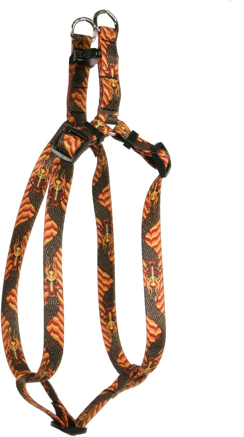 Yellow Dog Design Bright Owls Step-In Dog Harness 3/4" Wide and Fits Chest Circumference of 15 to 25", Medium