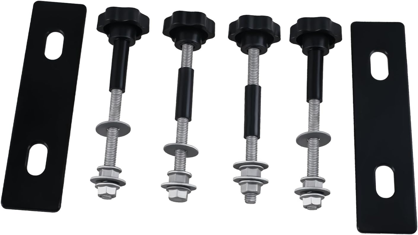 CNCYEAH Mounting Pin Set Mounting Pins Kits for Recovery Tracks Adjustable Support Brackets for Mount Board Traction on the Roof Rack and Bars of Off-Road Car, Automotive, SUV, Truck image number 2