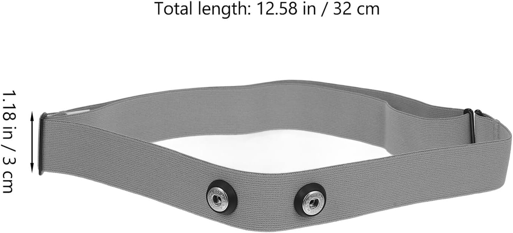 ERINGOGO Adjustable Elastic Monitor Chest Strap Replacement for Sports Fitness Activity Trackers Soft Comfortable Sensor Band for Outdoor Exercise Compatible with Garmin Polar image number 1