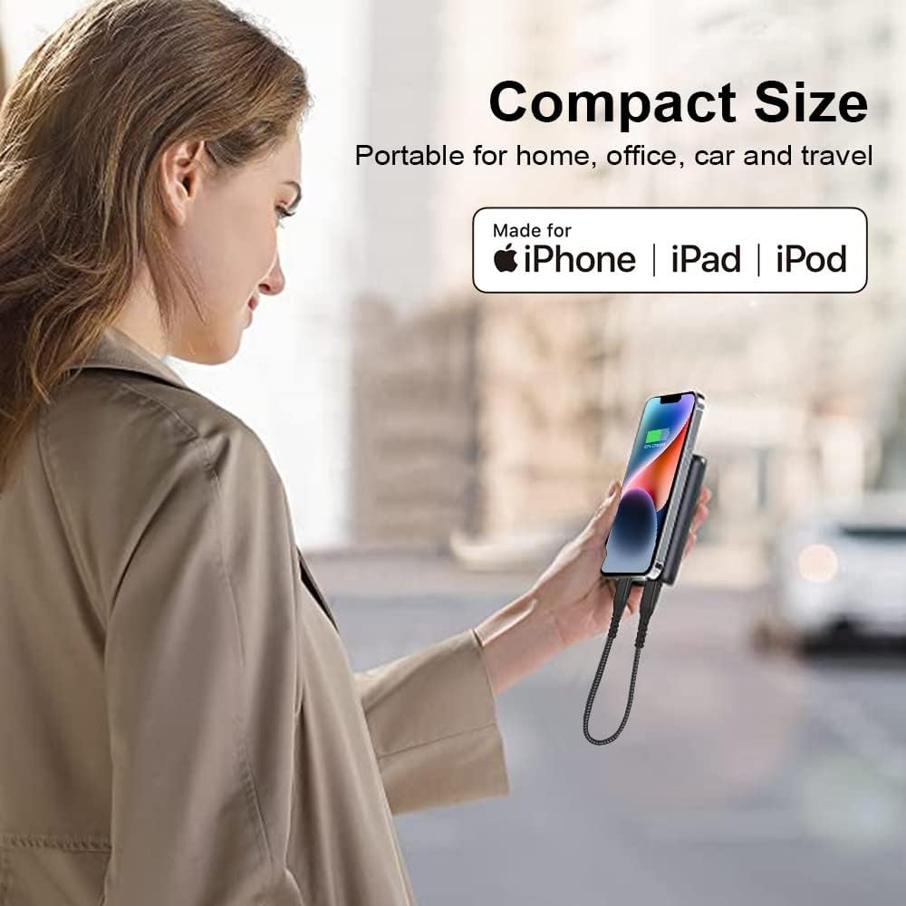 AHGEIIY Iphone Fast Charger USB C to Lightning Cable [2Pack, 0.2M], Apple Mfi Certified USB C to Lightning PD 20W Fast Charging Cable for Iphone 14 Pro Max/14 Plus/13/12/11 Mini, Ipad 9, Airpods Pro image number 6