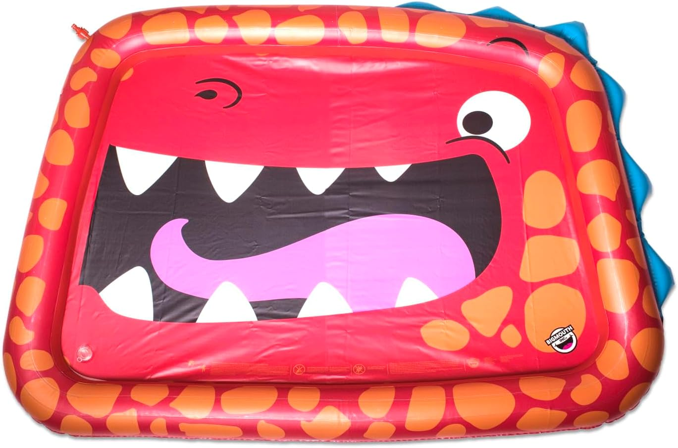 Bigmouth Strawberry Splash Pad Sprinkler, Inflatable Outdoor Water Toy for Kids, Fruity Summer Play Mat with Sprinklers, Fun Backyard Activity for Ages 3+, Easy Setup