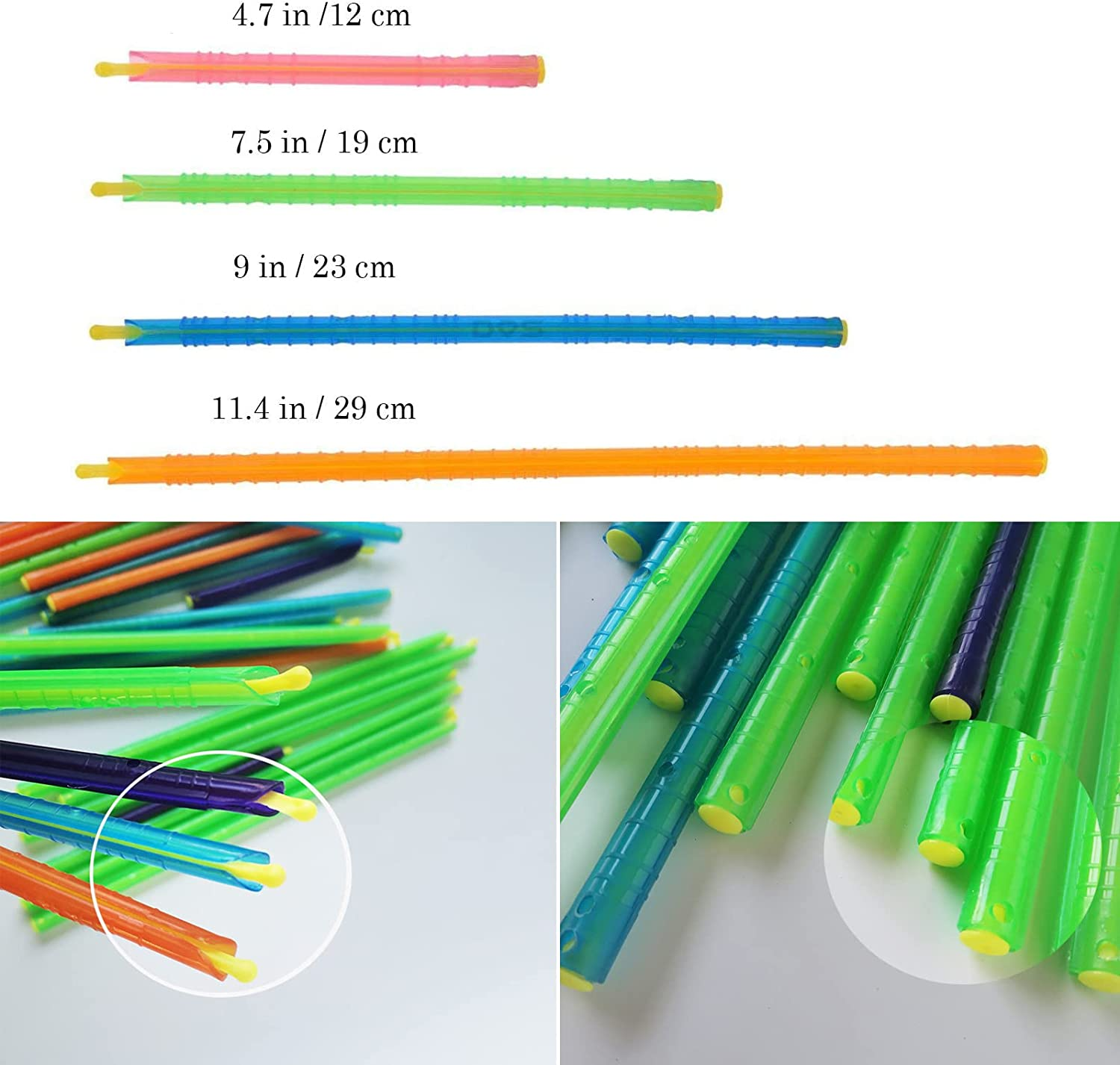 50Pcs Food Bag Sealer Clips Reusable Bag Sealer Sticks image number 6