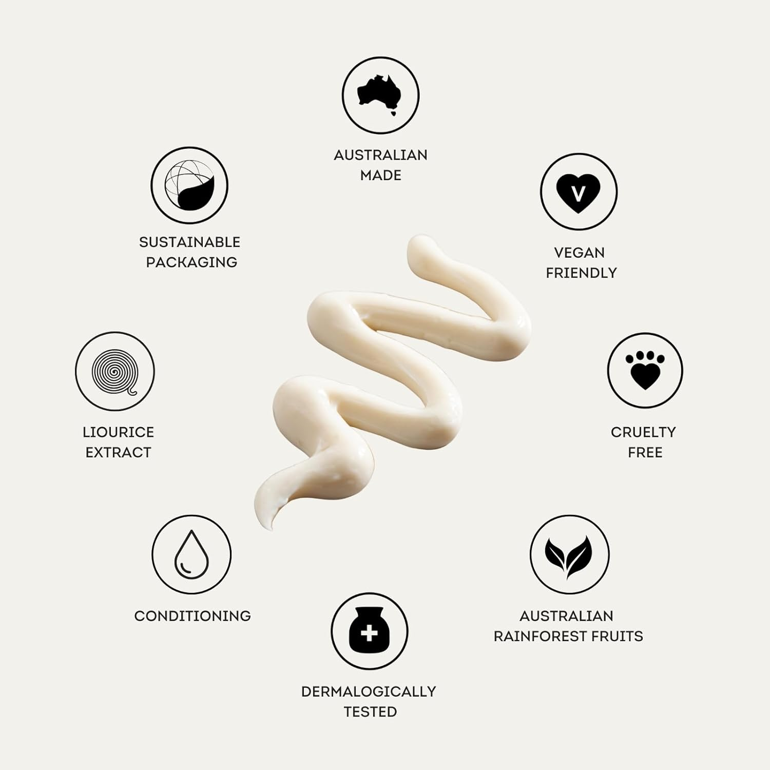 Ocean Road Black Hand Cream 75Ml &ndash; Nourishing Liquorice Extract Formula for Soft, Hydrated, Silky Smooth Hands &ndash; Vegan, Australian Made, Delicately Scented Skincare image number 4