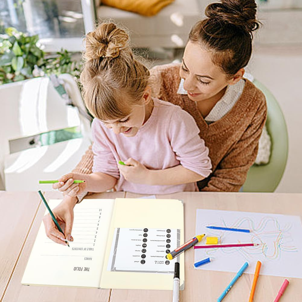 Family Important Document Organizer Folio, in Case I Go Missing Binder, End of Life Estate Planning Emergency Folder image number 1