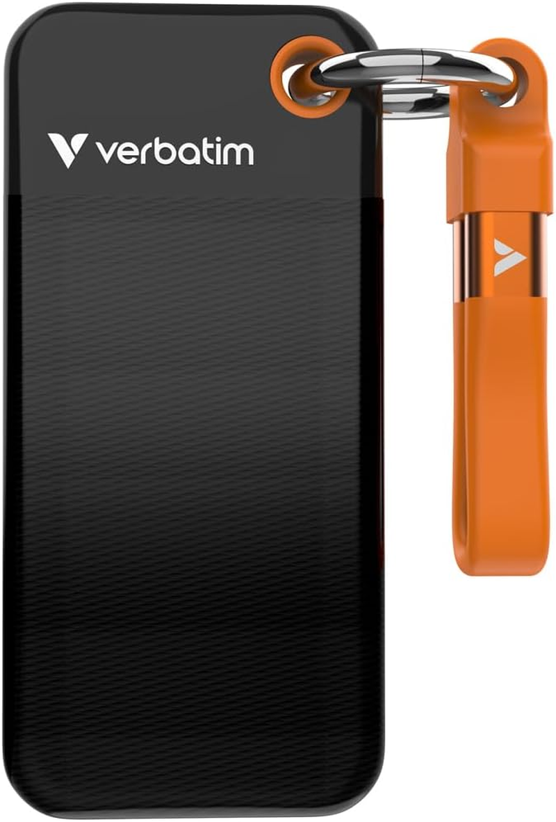 Verbatim Pocket SSD USB 3.2 Gen 2 1TB Black/Red