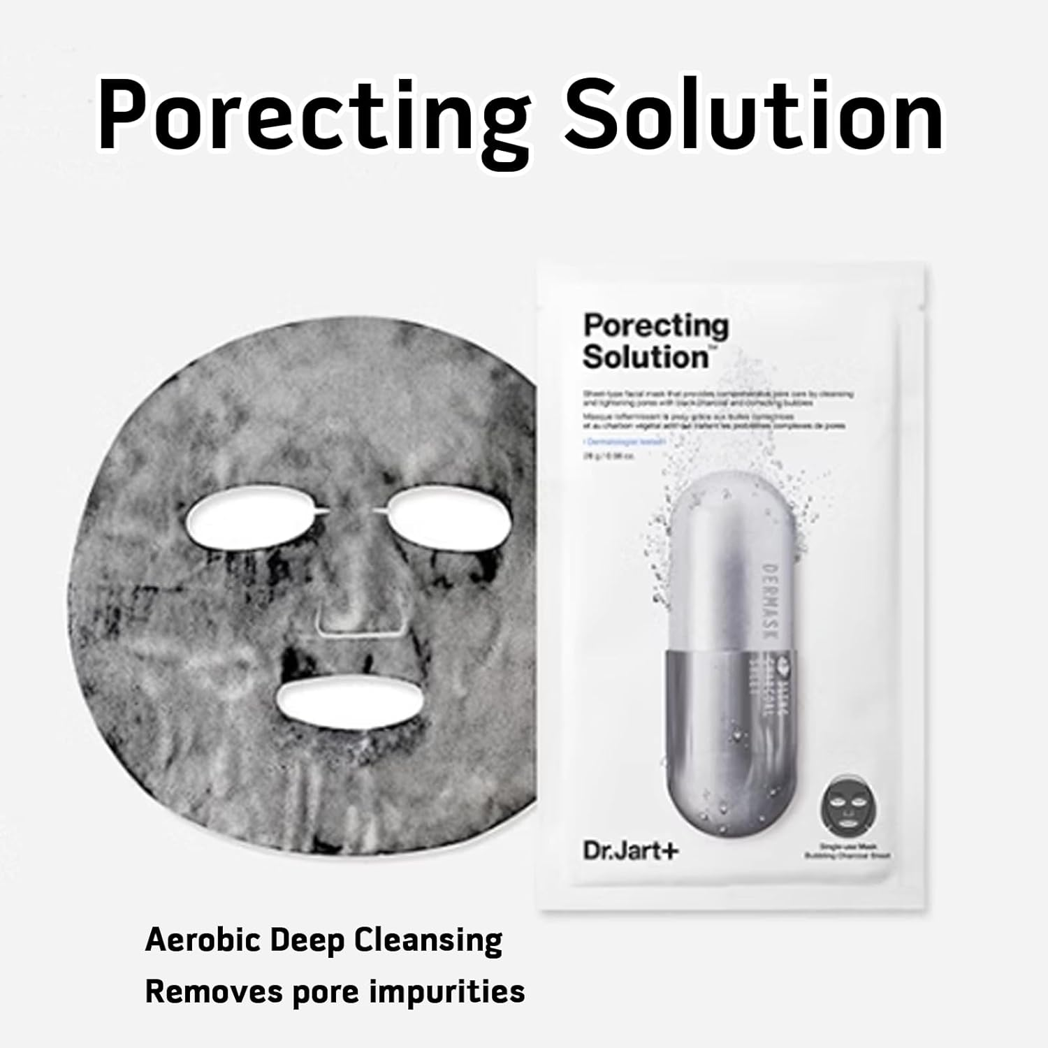 Dr.Jart+ Mask Sheet Set 6 Pieces Random (Cicapair, Vital Hydra, Soothing Hydra, Porecting, Ceramindin) Skincare, Facial Care image number 2