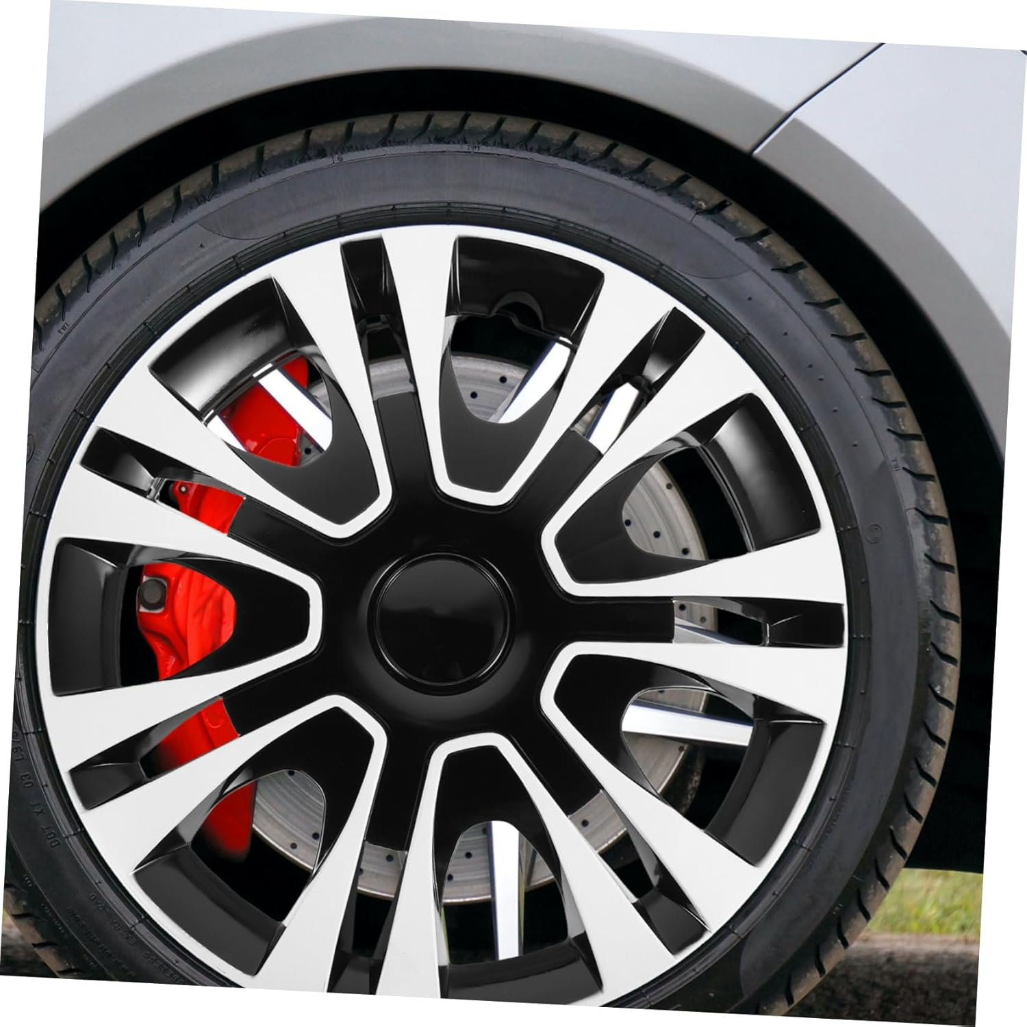 MUCKLILY Car Hub Cap Wheel Center Cover Replacement Hubcap for Auto Truck Rim Wheel Hub Cap Protect Tires image number 4