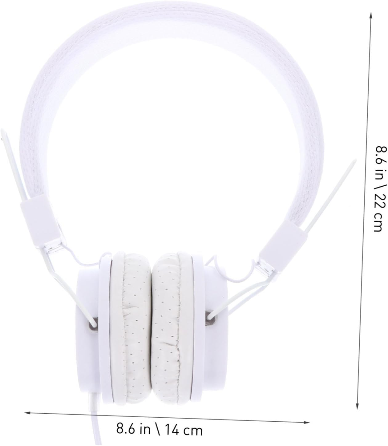 Tofficu Wired Over-Ear Gaming Headset Wired Control for Computer White Suitable for Gamers and Online Streaming image number 4