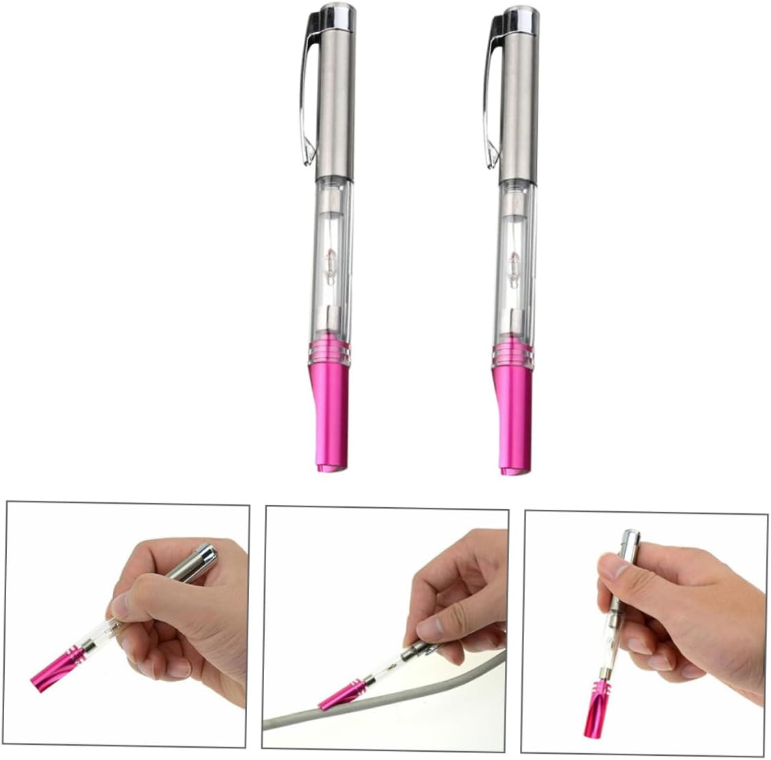 COSMEVIVI Car Ignition Test Pen 2Pcs Automotive Ignition Diagnostic Pen Spark Plug High Voltage Coil Indicator Tool Cars Motorcycles image number 4