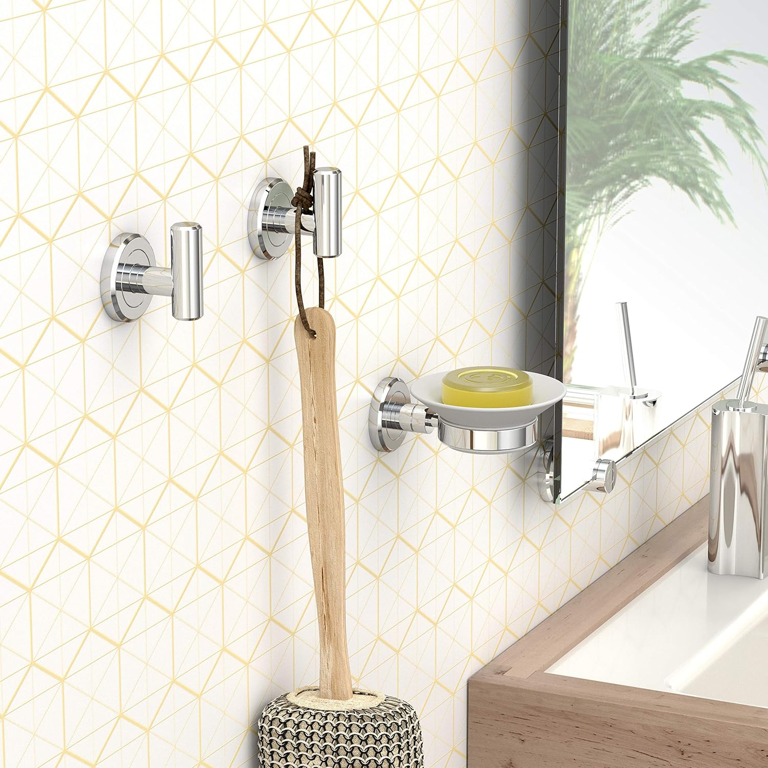 Gatco 4245 Latitude II Single Robe Hook, Chrome image number 2